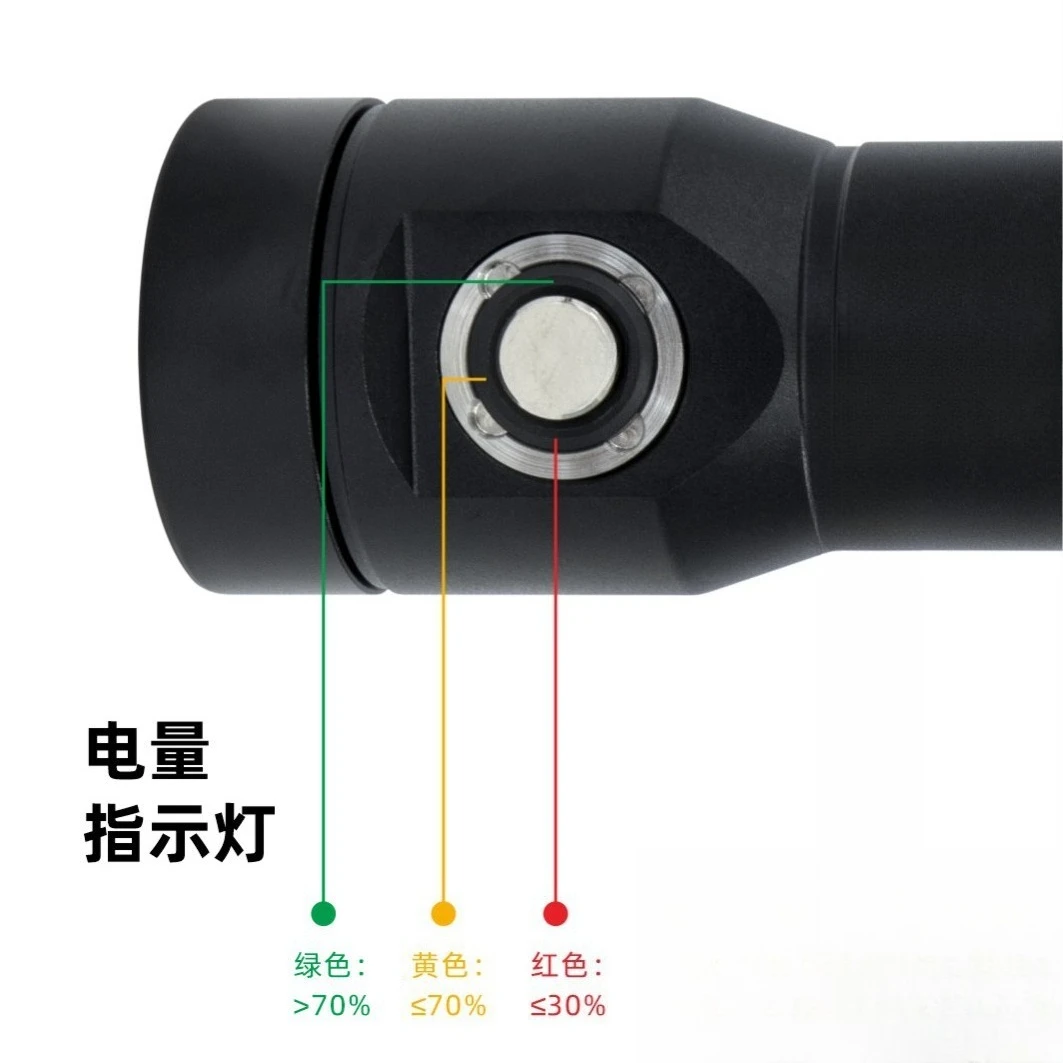 Submersible lighting spotlight flashlight 1500 lumens