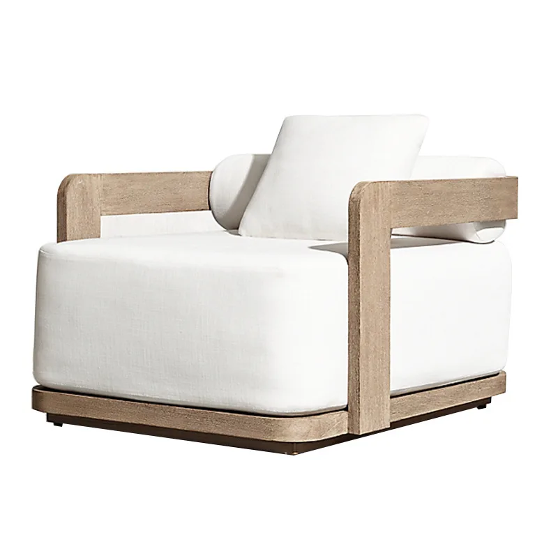 

Teak, outdoor, sofa, courtyard, open-air, Nordic, minimalist, villa, terrace, leisure