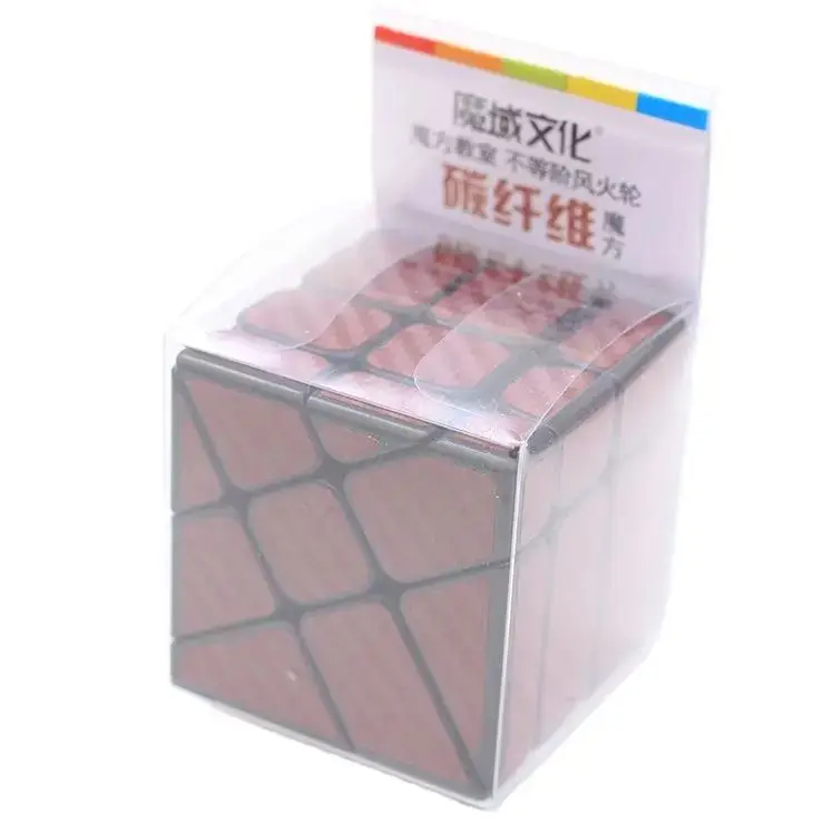 MoYu MoFangJiaoShi 3X3X3 Windmill Fisher Cube Magic ปริศนา Professional คาร์บอนไฟเบอร์สติกเกอร์ Cubing ห้องเรียนของเล่นเพื่อการศึกษา