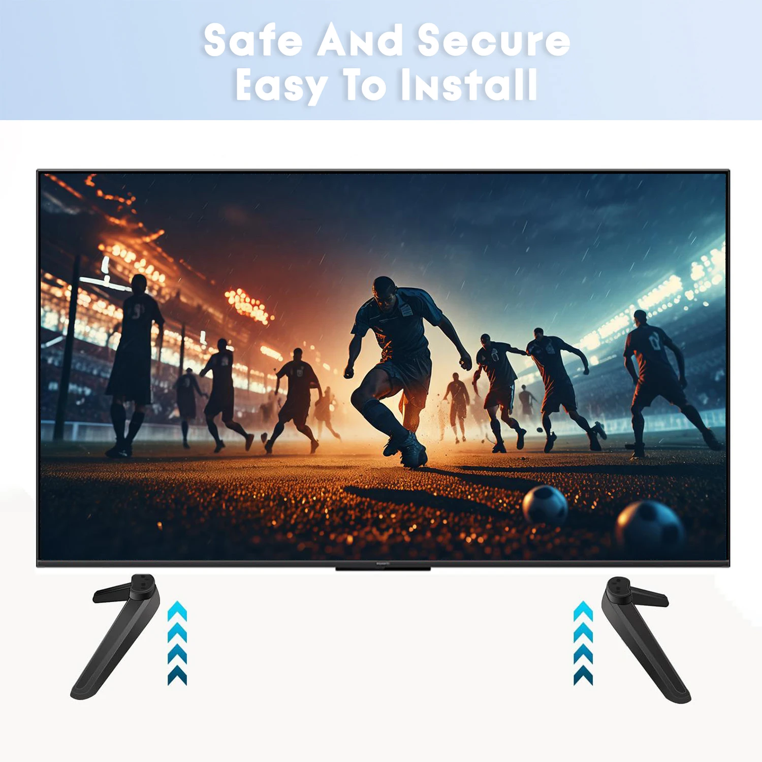 Suitable for TV base stand legs universal TV stand base mount with screws set suitable for living room bedroom image 5