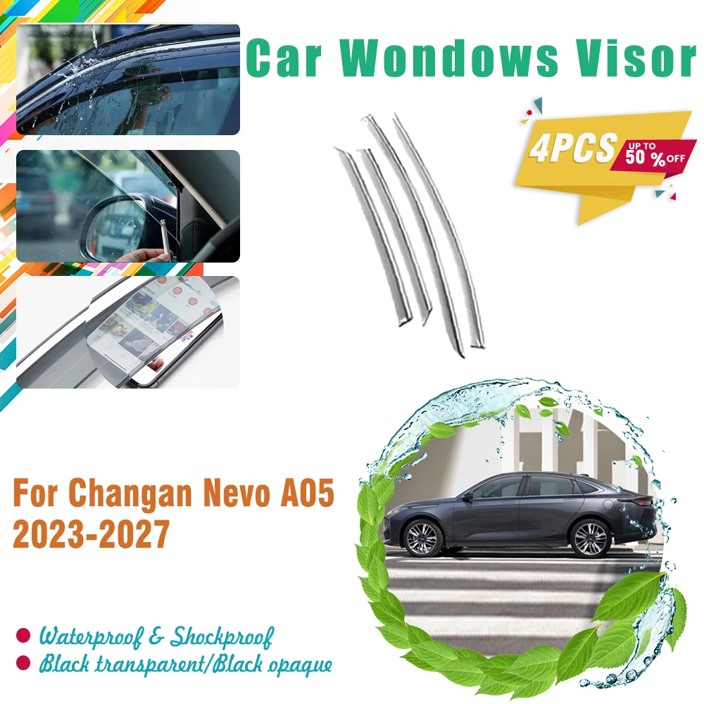 

Car Windshields For Changan Lamore Nevo A05 Eado Oshan S20 2023-2027Waterproof Sun Window Visor Rain Guard Cover Car Accessories