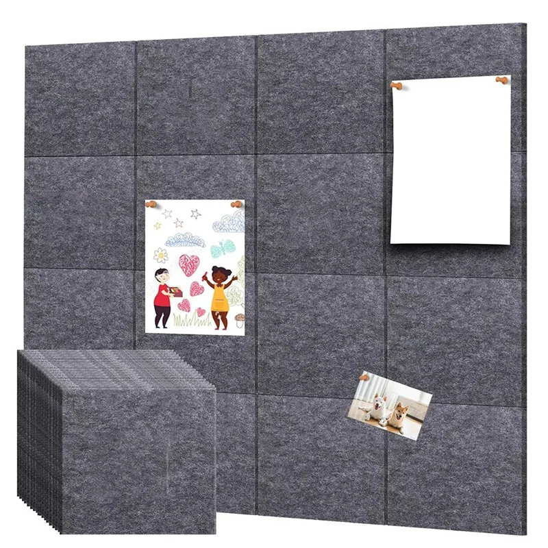 

Cork Board Wall Felt Board Tile With 60 Push Pins And Safe Removable Adhesive Labels For Bulletin Board In Office