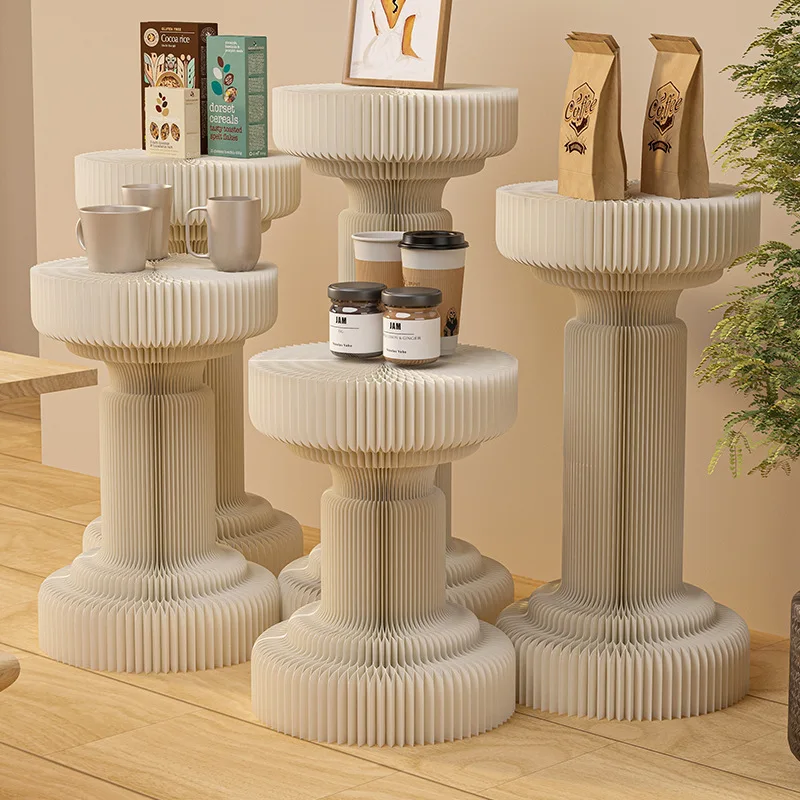 Nakajima Taiwan paper cylindrical display stand window product display stand decorative dessert wedding props display stand