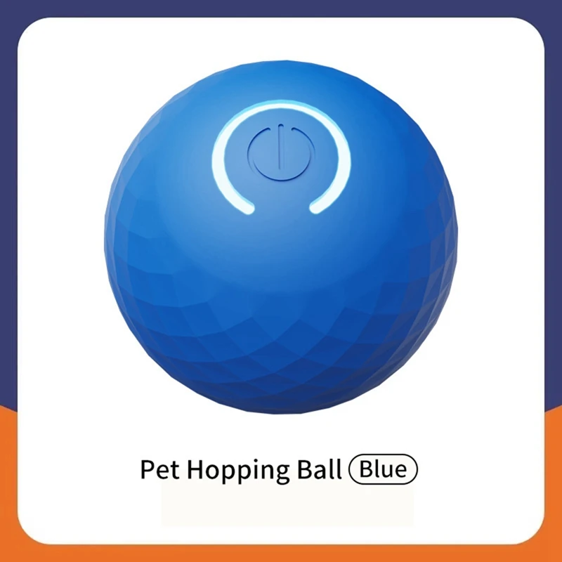 Automatic Rolling Ball Cat Toy Smart Interactive Dog Toys Balls Rechargeable Pet Enrichment Toys Bite Resistant