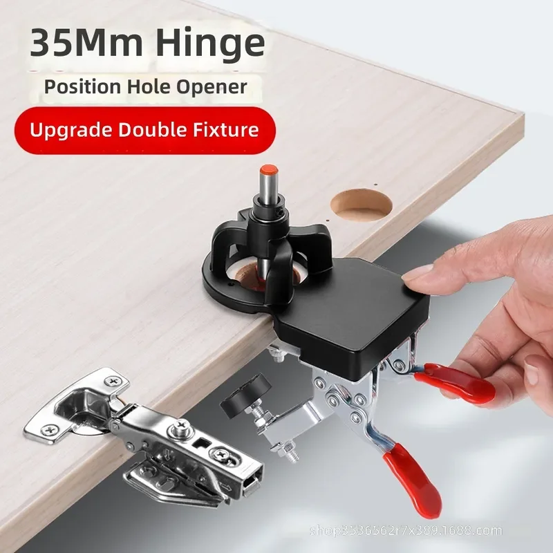 Woodworking Hinge Hole Opener Drill Bit Wooden Door Lock Punching Tool Cabinet Door Hinge Boring Cutter Hardware Accessories