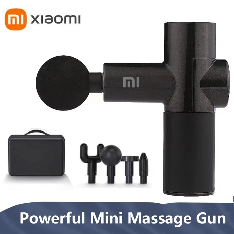 Xiaomi-Pistola de massagem para relaxamento muscular, emagrecimento e queima, massageador de movimento gordo, USB Mini, motor sem escova, grande poder, arma fascial