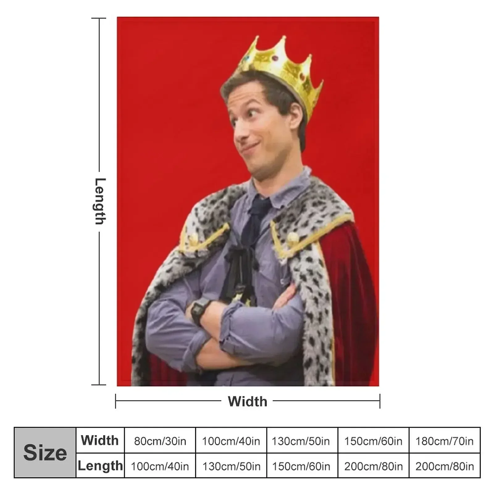 King Jake Peralta Throw Blanket Decoratives bed plaid Tourist Blankets