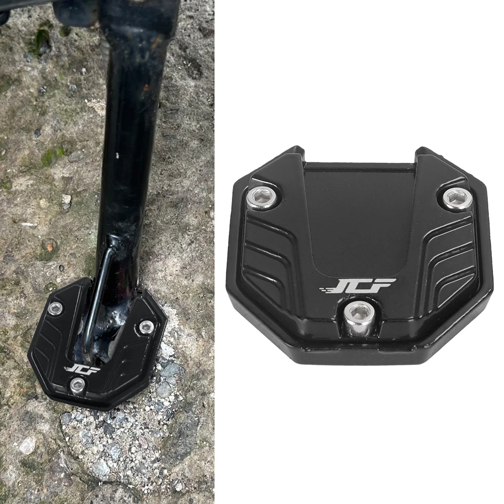 Motorcycle Bikes Kickstand Extender Foot Side Stand Extension Foot Pad Support Plate Motorcycle Accessories
