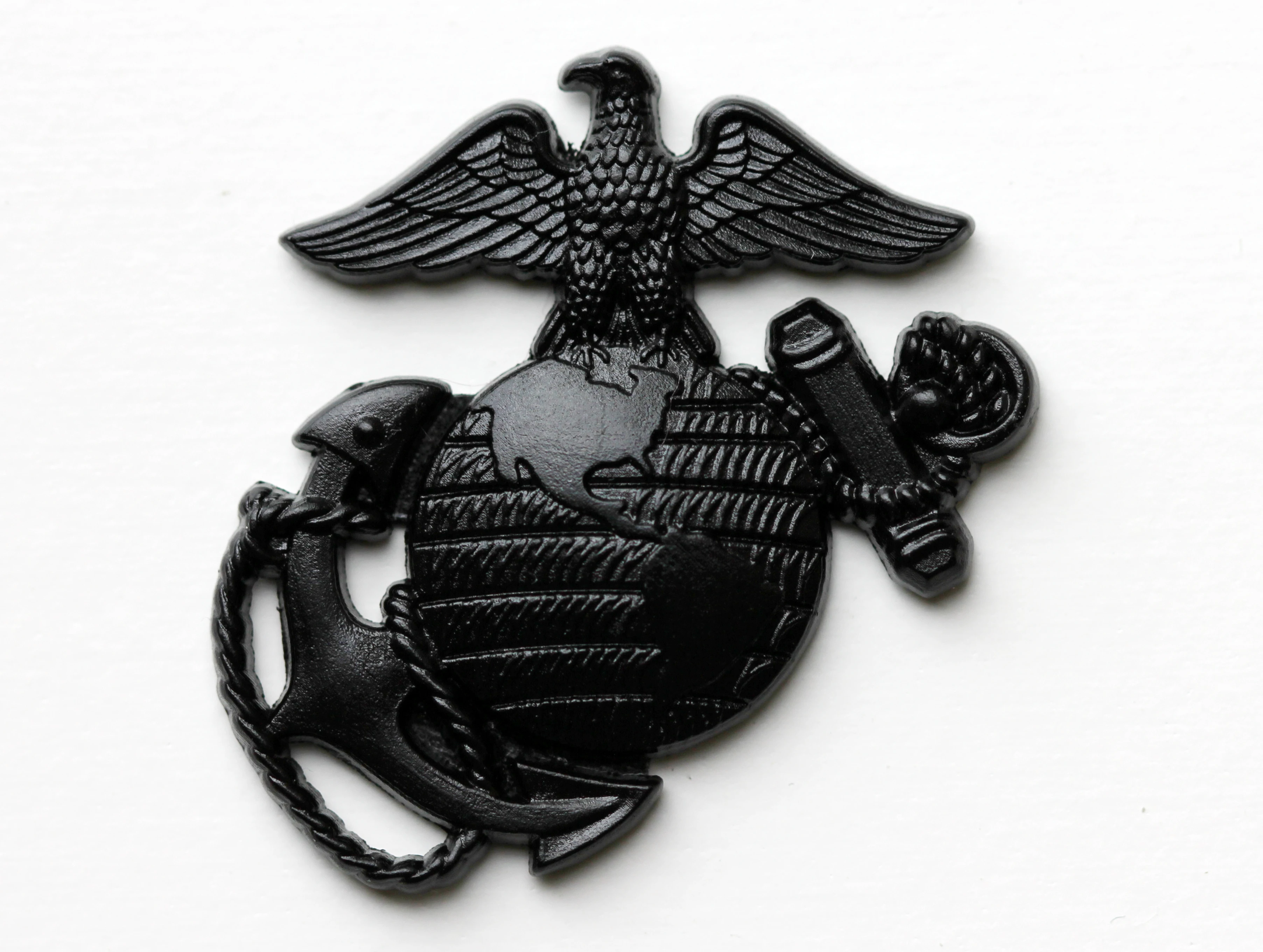 2 szt. Metalowa naklejka z emblematem USMC, naklejka metalowa, odznaki, godło korpusu piechoty morskiej Stanów Zjednoczonych
