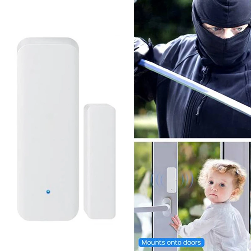 

TUYA Zigbee Smart Window Door Sensor Zigbee 3.0 Wireless Connection Multifunction For Smart Echo Hub Smartlife App