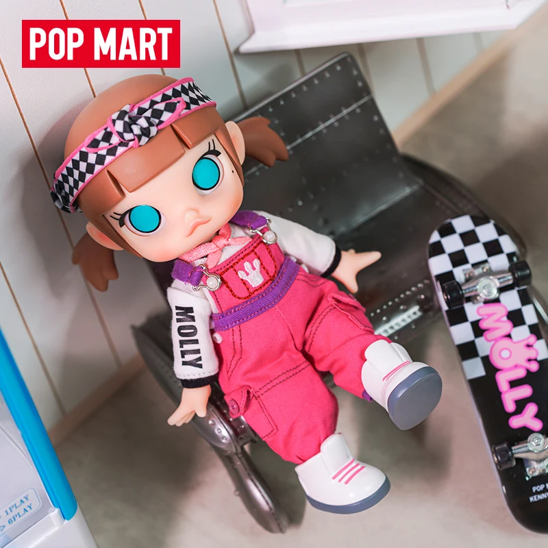 

POP MART Sliding Small Cloth Movable Doll Set Small Cloth Doll BJD Toy Kawaii Action Figure Toys Collection Model Mystery Box