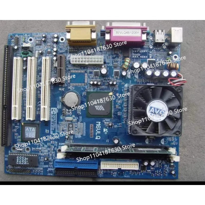 

Old VT8601T M6VLQ 370-pin ISA Slot HF HL Wire Cutting Desktop Computer Industrial Control Main Board