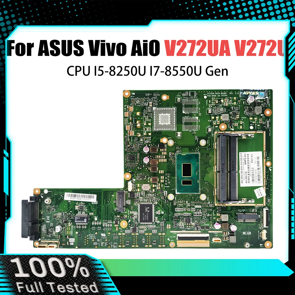 

V272UA Mainboard For ASUS Vivo AiO V272UA V272U V272 All-in-one pc Motherboard with CPU I5-8250U I7-8550U Gen