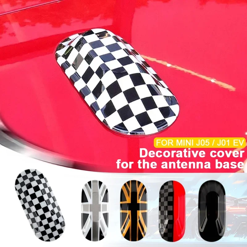 For Mini Cooper J01 J05 2024 2025 For Mini Cooper Auto Styling Accessories Car Exterior Decorative Trim Antenna Cover Sticker