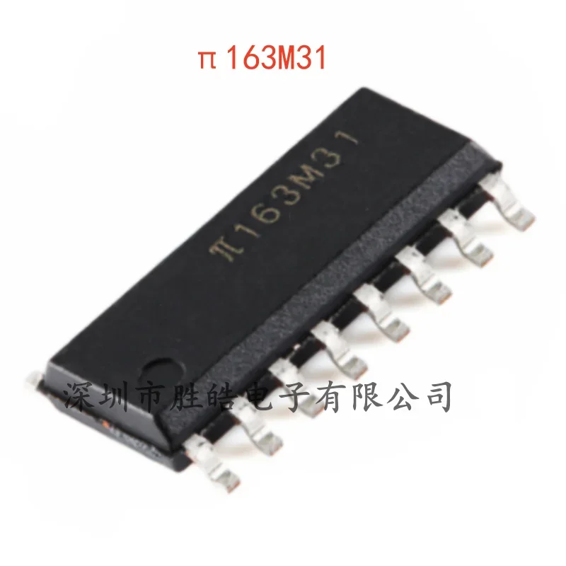 

(5PCS) NEW π163M31 Enhanced ESD 3kVrms 10Mbps Six-channel Digital Isolator SOIC-16 π163M31 Integrated Circuit