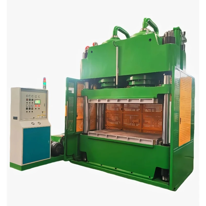 High-efficiency Industrial Molding Solution V Series Double Station Vacuum Vulcanizing Press for Rubber Compression Applications