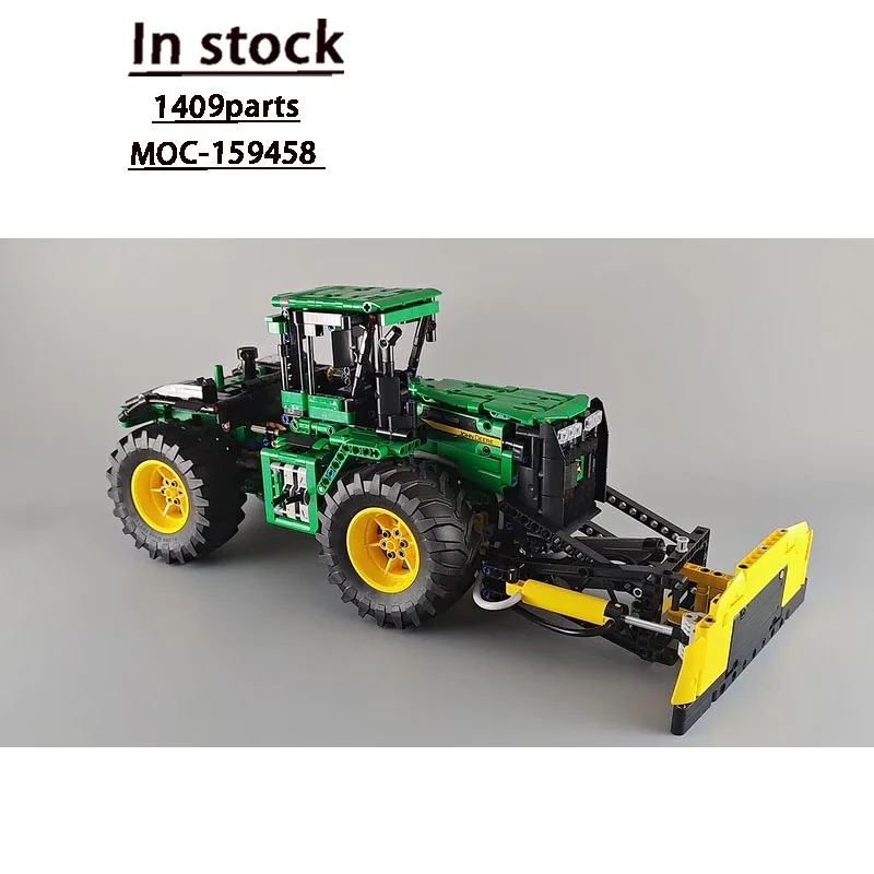 MOC-159458 Modello di blocco di trattore agricolo cittadino, 1409 parti, regalo giocattolo di compleanno per bambini per ragazzi