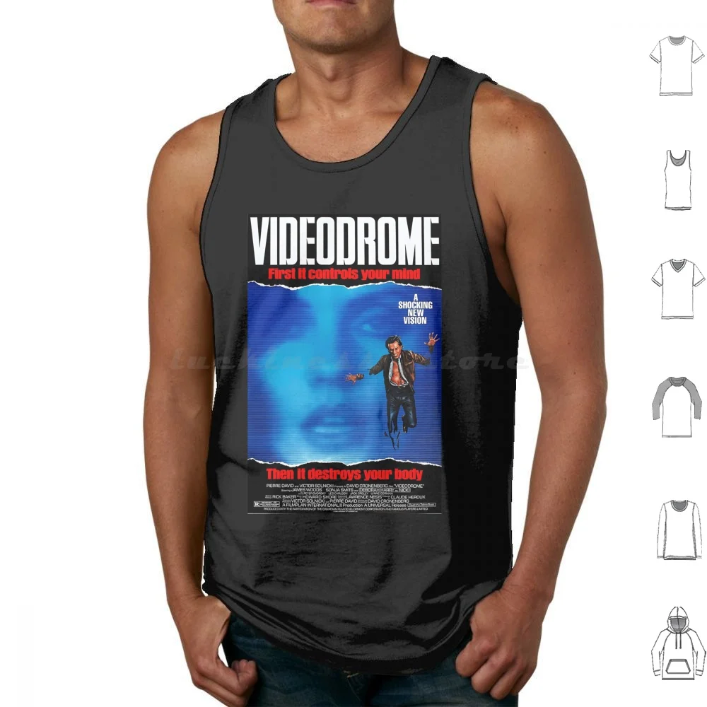 

Videodrome ( 1983 ) Tank Tops Vest Sleeveless Videodrome Horror David Cronenberg Movie Vhs Cronenberg 80s Sci Fi Horror