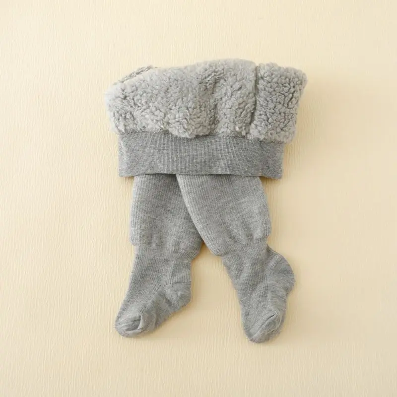 Winter-Kinderstrumpfhosen für Mädchen, Polarfleece, dicke Leggings, lässige, weiche Kleinkind-Baby-Mädchen-Strumpfhose, schützt vor Kälte, Kinderstrumpfhose – Detail 5