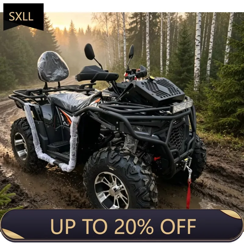 

Внедорожный многофункциональный автомобиль SXLL 400CC 4WD EFI с электроприводом, электрической лебедкой, буксировочным крюком и пневматическим приводом руля.