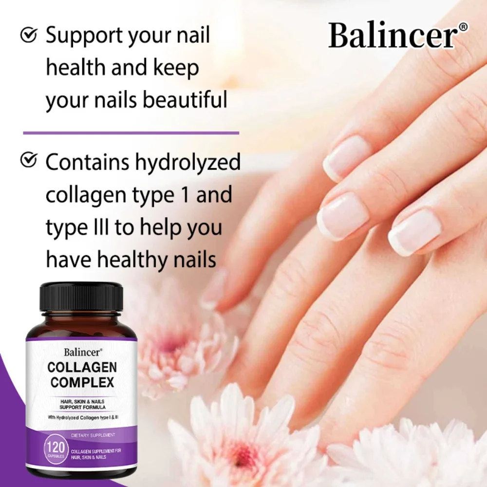 Collagen Complex - Anti-Aging and Healthy Joints, Skin, Hair and Nails, Anti-aging, Complexion Support