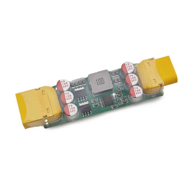 

1PCS 15-30V XT60 Stabilized Voltage Module 12.6V 3A Output BEC Step-down Power Module w Solid State Capacitor for Model Airplane