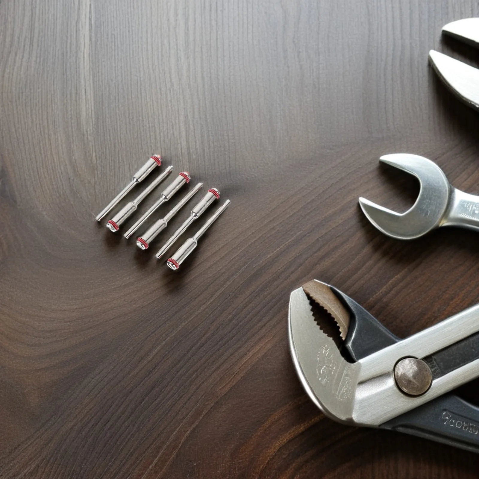 6Pcs Stainless Steel Connecting Rod Grinder Extension Shafts Motor Shafts Adapter Buffing Grinding Wheel Accessories