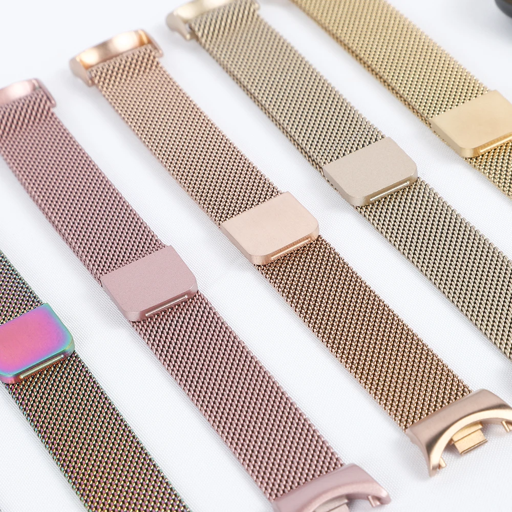 Milanese Loop Strap for Xiaomi Mi Band 10 9 8 NFC nless Steel Correa Bracelet Xiaomi Smart Band 10 9 8 Straps Accessories image 6