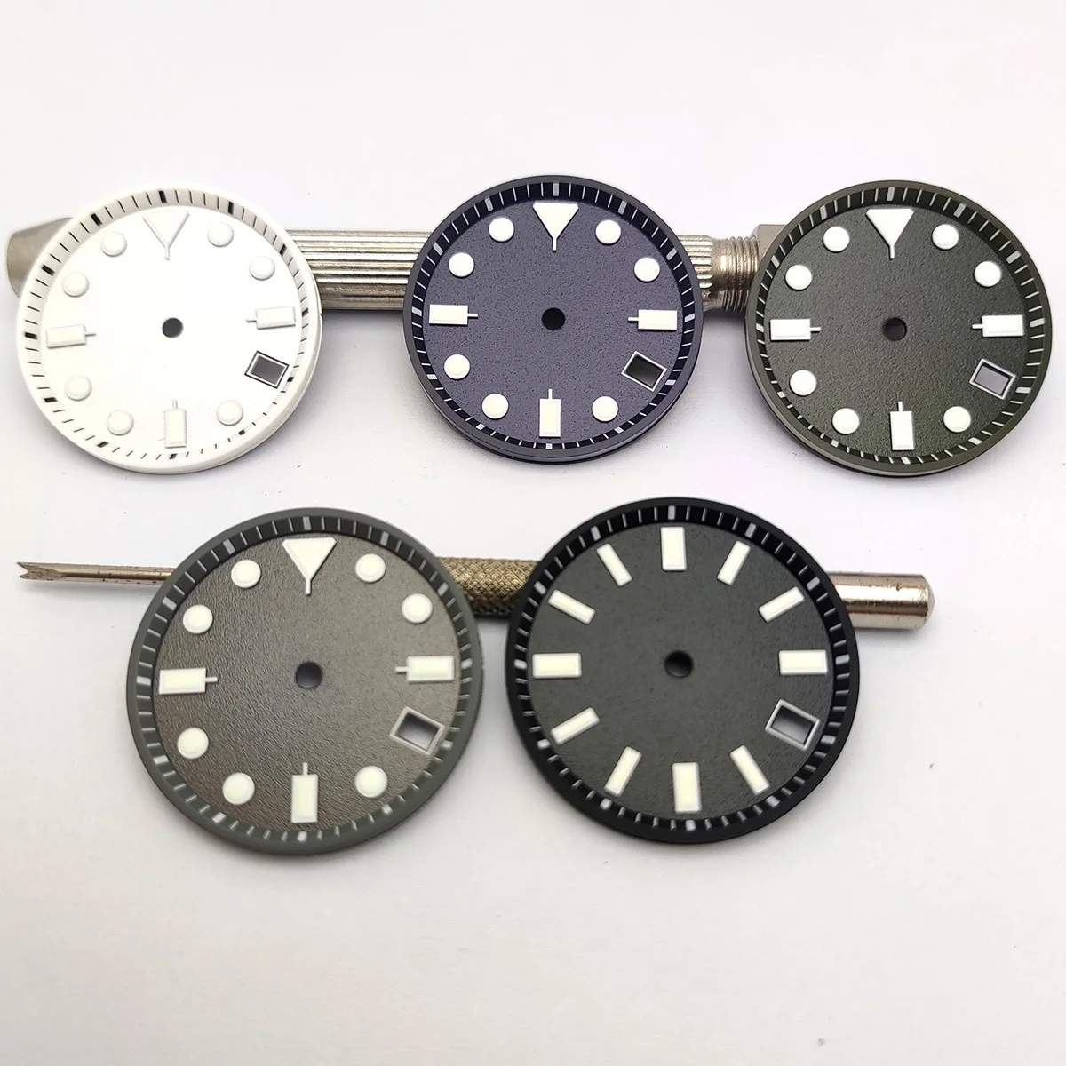 45mm NH35 case  Monster nh35 dial 45mm sapphire glass 3.8 calendar case accessories case movement