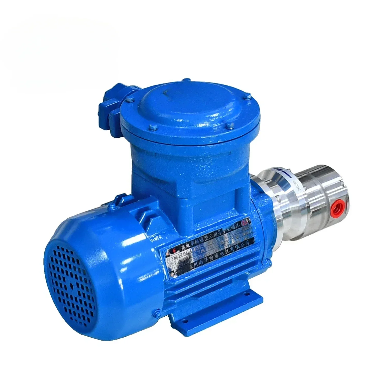 Sanitary Stainless Steel Gear Pump Explosion Proof Chemical Pump for Industrial Use Hot Sales