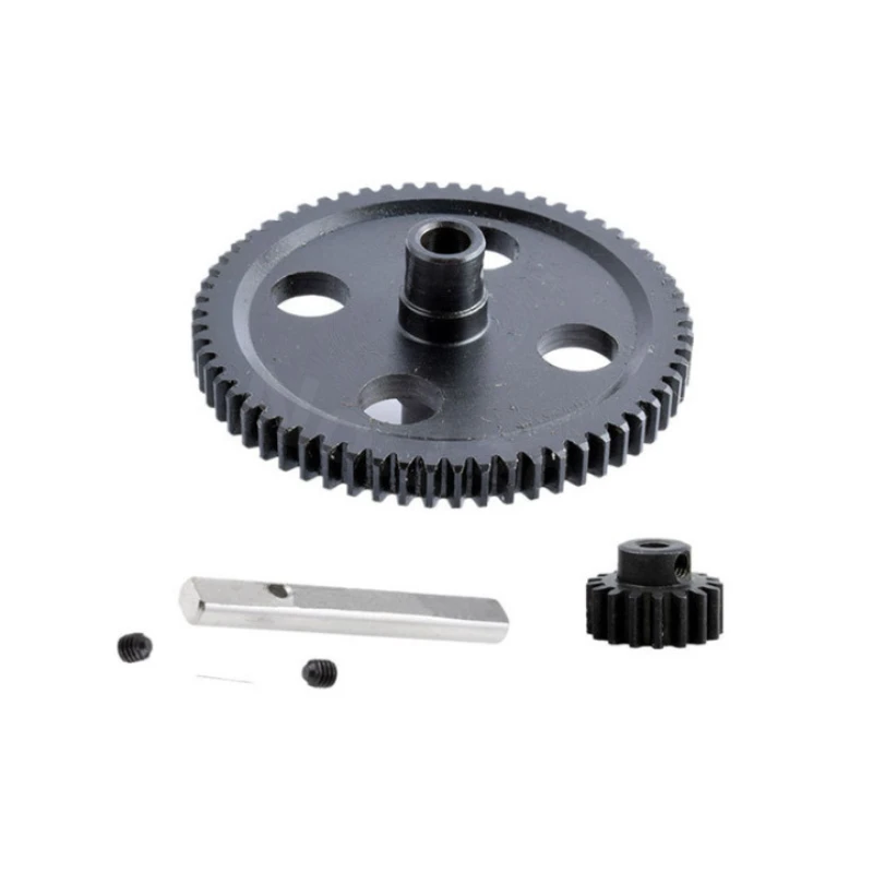 

Wltoys 1:12 12428 12423 12429 FY-03 off-road vehicle remote control car metal center reduction gear 62T+17T motor gear accessori