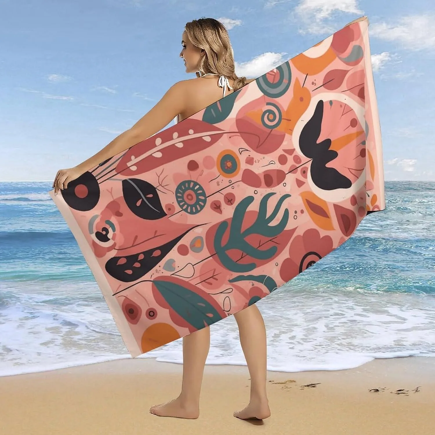 

Geometry pattern Beach Towel for Family stuffs friend Gifts Quick-Dry Sand free For Bath Yoga Tourism Beach Camping Swimming GYM