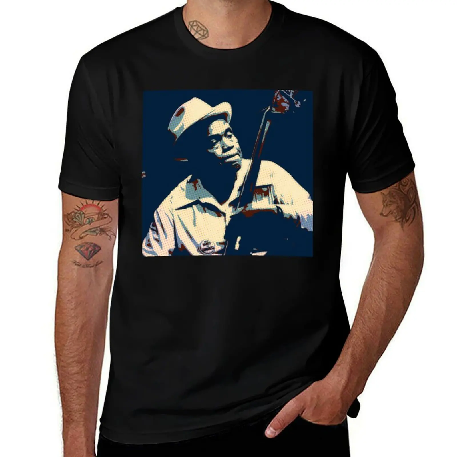 

Футболка Willie Dixon, мужские хлопковые забавные мужские футболки для мужчин, мужские футболки с принтом, футболка