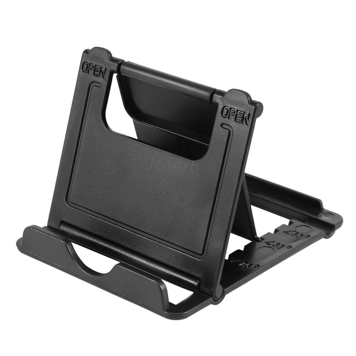 Tablet Stand Desktop Support Portable Double Folding Stand Suitable for Tablet Stand Black