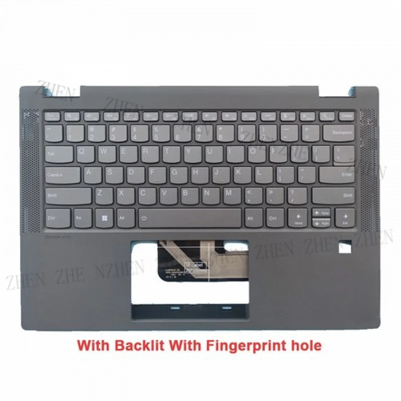 

Y New For Lenovo Flex 5-14IIL05 ARE05 ITL05 Palmrest 5CB0Y85490 Backlit Keyboard