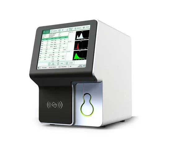 Auto IVD Cell Counter Machine, analisador de bioquímica, analisador, 5 partes