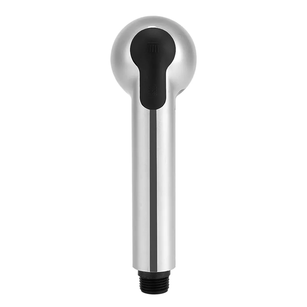 G1/2 Thread Pull Out Spray Head Two Water Modes High Flow Faucet Nozzle ABS Silver Pull Down Tap Spout Commercial Kitchen