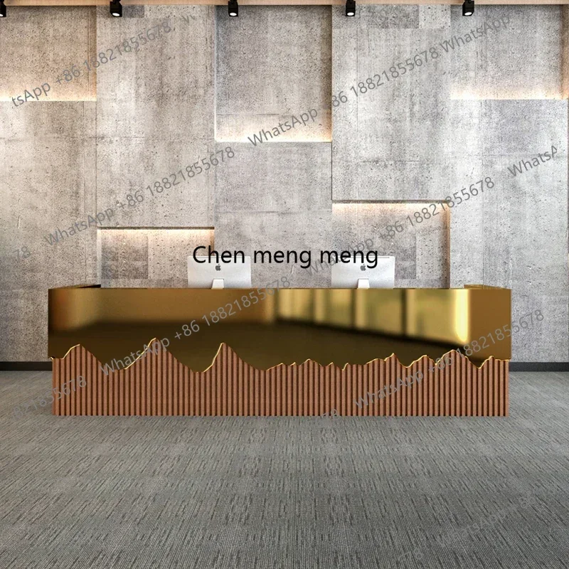 01A Study Podium Reception Desk Front Church Pulpit Shop Cashier Reception Desks Modern Restaurant Mostrador Recepcion Bar Furni