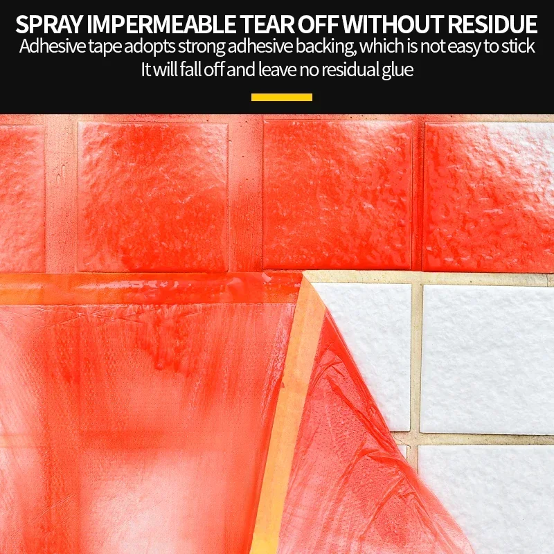 فيلم بلاستيكي، حماية الطلاء، فيلم إخفاء، طلاء رذاذ السيارة، الأثاث، منع غبار جدار المنزل، ورق الديكور، الشريط #3