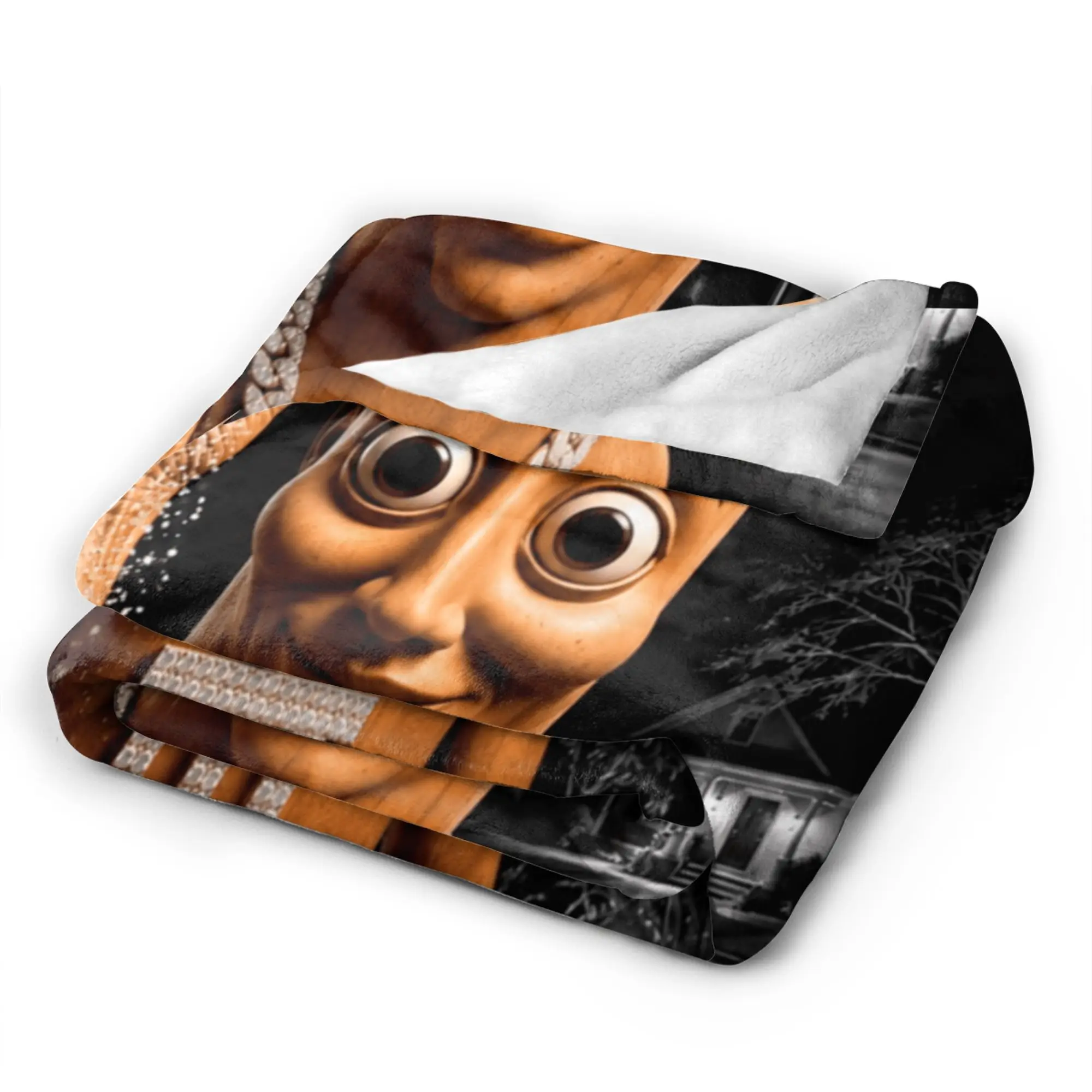 There is Motion at Your Front Tung Sahur Money Viral Performance Flannel Blanket Soft Throw Blanket Winter Bedroom Bedspread