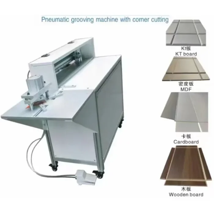 Zequan Paperboard V Grooving Cutting Machine Paper Box Pneumatic Groove Grooving Cutting Machine Automate For Paper Box Cutting