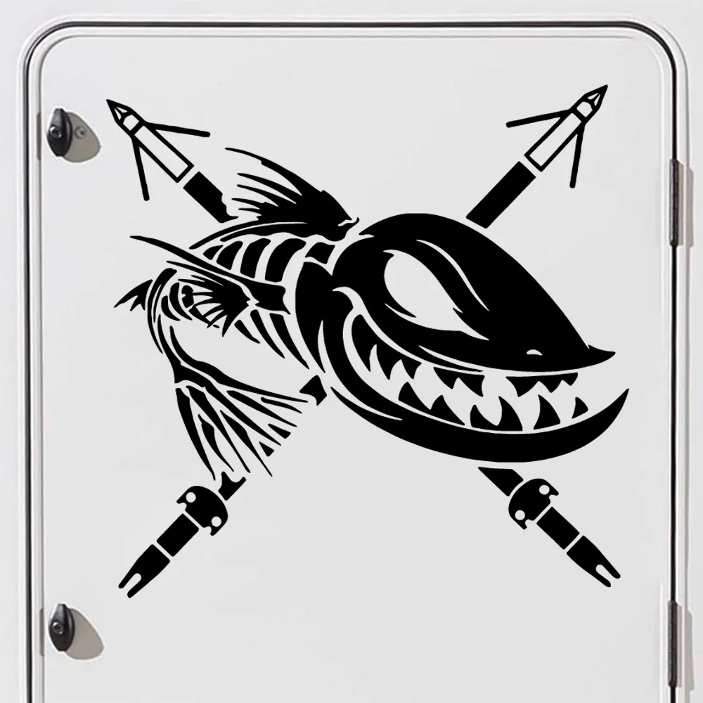Free Shipping Fishing Together Stickers for Cars Vinyl Auto Sticker Oil Tank Cover Car Styling Custom