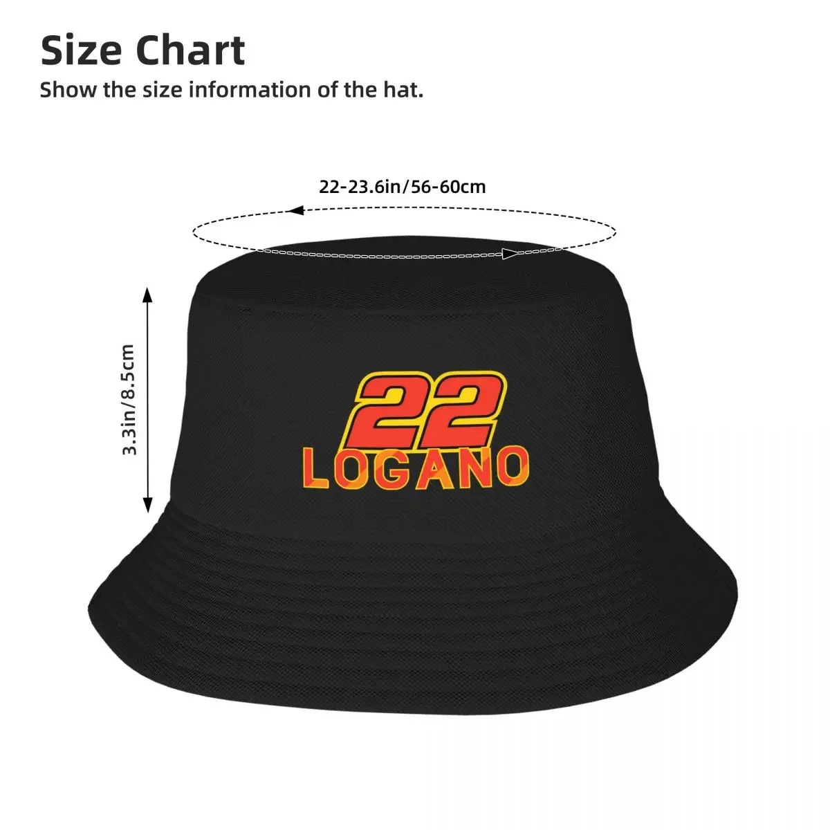 Joey Logano 22 Bucket Hat Horse Hat Brand Man cap Hat Man For The Sun derby Elegant Women's Hats Men's image 4