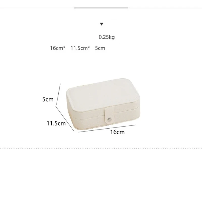 Portable Jewelry Storage Box Travel Organizer Case