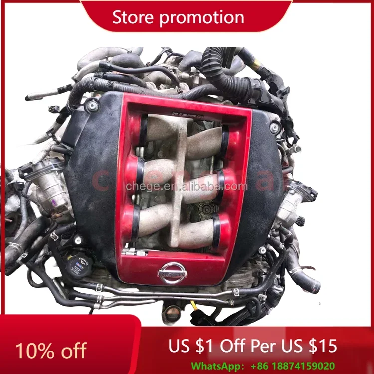100% motores Nissan originales usados VR38 VR38DETT para Nissan GT-R R35 Juke-R GT-R Nismo 3,8 T