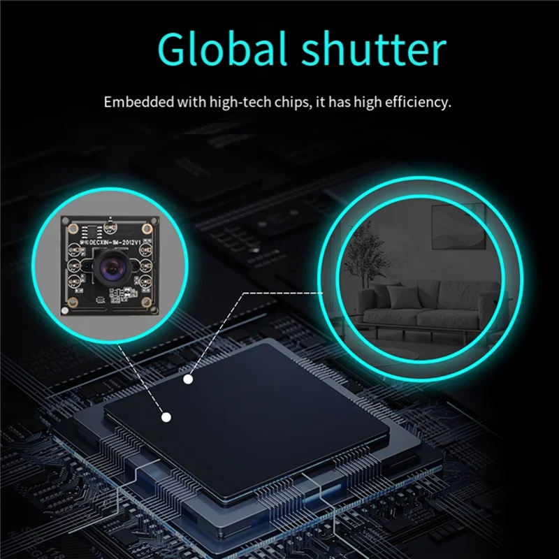 B04B-OV9732 Camera Module 1280X720/30FPS HD 1 Megapixel USB Adapter Cable Driver-Free 65 Degrees