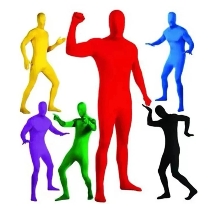 2025 nouveau Halloween vert écran costume Chroma Key combinaisons pour peau corps film vidéo effet Invisible tournage photographique St ★ ☆ ★