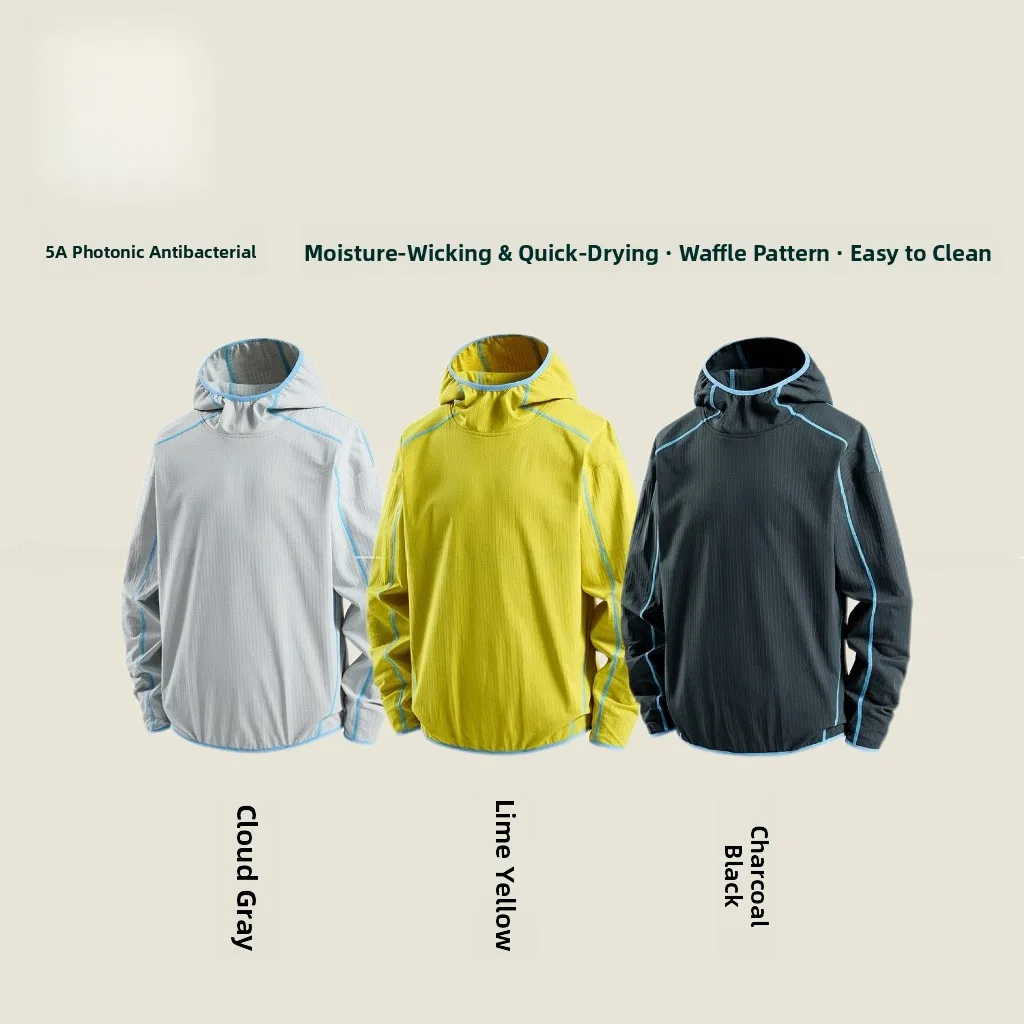 

Мужская спортивная толстовка с длинным рукавом, быстросохнущая, повседневная, свободного кроя, с цветными блоками, из полиэстера, стандартная длина рукава