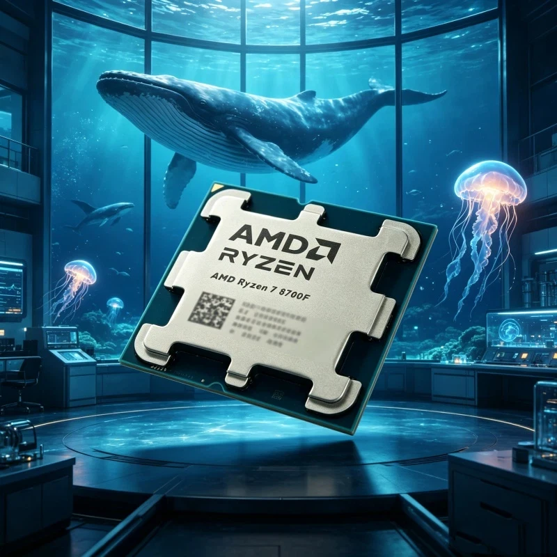 High-Speed Socket AM5 Without Cooler New AMD Loose Pieces CPU Ryzen 7 8700F R7 8700F 4.1GHz 8-Core 16-Thread L3=16M 65W 4NM DDR5