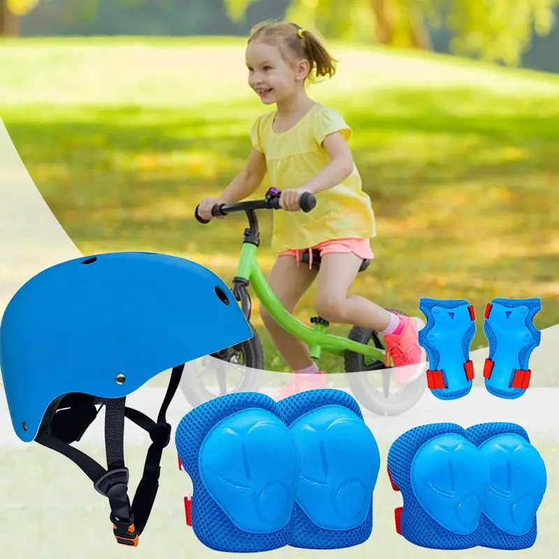 D'expériences et coussinets de cyclisme pour enfants, équipement de protection pour les jeunes, ensemble de casques de cyclisme pour enfants âgés de 3 à 10 ans